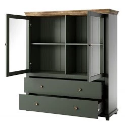 Ridgevalley Buffet haut Emmanuela - Vert foncé -Buffets hauts Soldes 1000339987 220317 030 DETAILS P000000001000339987