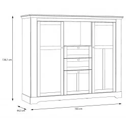 Ridgevalley Buffet haut Sandvik II - Imitation chêne blanc / Imitation chêne Nelson 10 Ridgevalley Buffet haut Sandvik II - Imitation chêne blanc / Imitation chêne Nelson -Buffets hauts Soldes 1000342493 220331 500 SKETCH DETAILS P000000001000342493 sketch