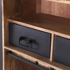 Red Living Buffet haut Toleos - Manguier brut massif / Fer - Manguier / Noir 9 Red Living Buffet haut Toleos - Manguier brut massif / Fer - Manguier / Noir -Buffets hauts Soldes 1000352069 220520 030 DETAILS P000000001000352069