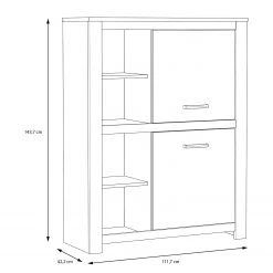Loftscape Buffet haut Verolme I - Imitation chêne 10 Loftscape Buffet haut Verolme I - Imitation chêne -Buffets hauts Soldes 1000356729 220603 500 SKETCH DETAILS P000000001000356729 sketch