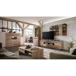 Loftscape Buffet haut Tallard - Avec éclairage - Imitation chêne / Graphite -Buffets hauts Soldes 1000357966 220608 021 MOOD DETAILS P000000001000357966 mood