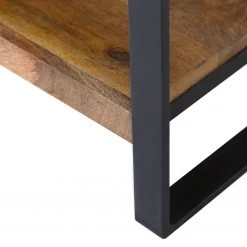 Red Living Buffet haut Vallentuna - Manguier massif / Métal - Manguier / Noir -Buffets hauts Soldes 1000359915 220621 055 DETAILS P000000001000359915