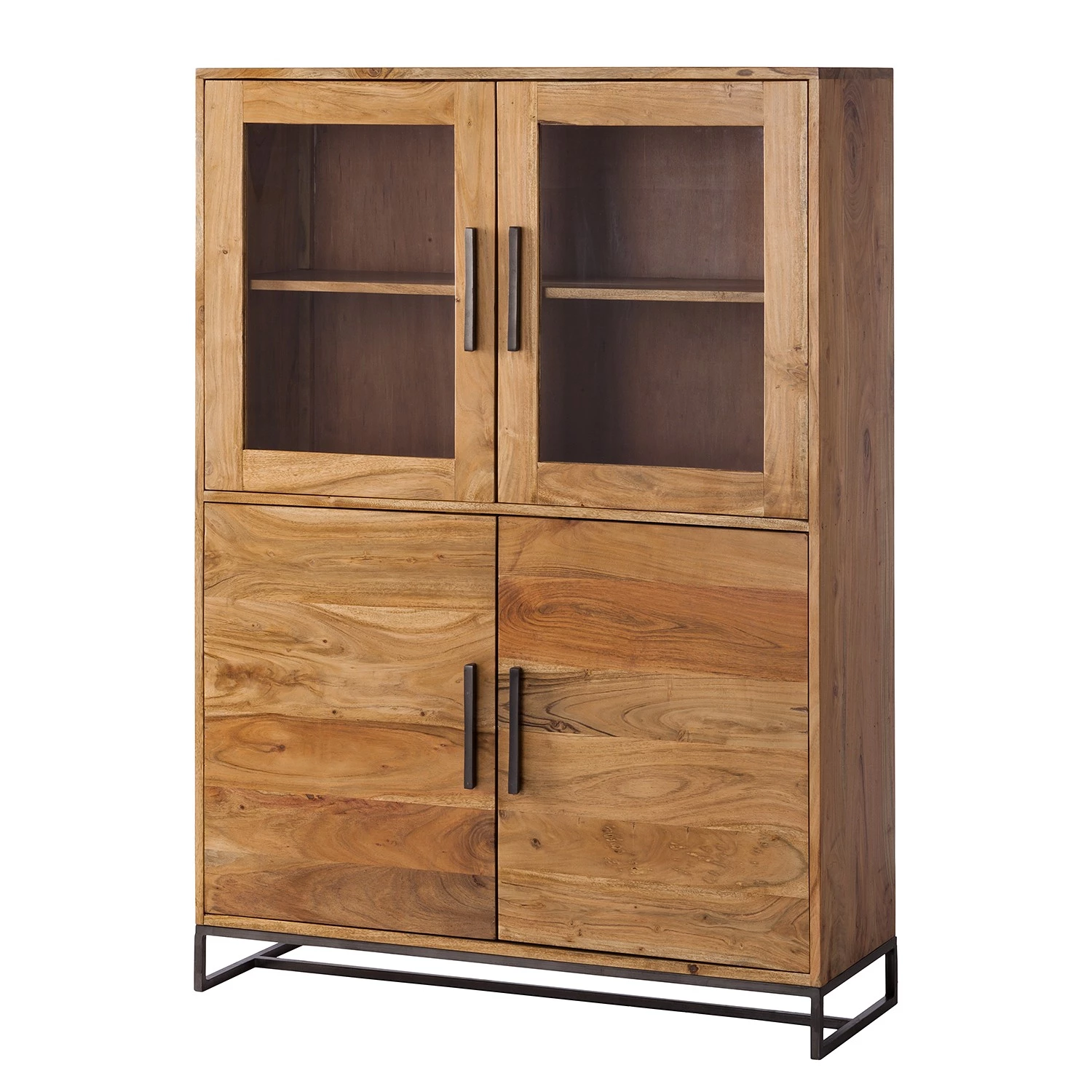 Ars manufacti Buffet haut Woodson - Acacia massif / Métal - Acacia Marron clair 1 Ars manufacti Buffet haut Woodson - Acacia massif / Métal - Acacia Marron clair