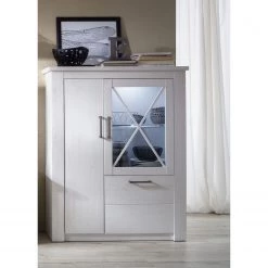 Trendteam Buffet haut Georgia - Imitation pin blanc -Buffets hauts Soldes 1000362855 220623 021 MOOD DETAILS P000000001000362855 mood