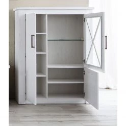 Trendteam Buffet haut Georgia - Imitation pin blanc -Buffets hauts Soldes 1000362855 220623 022 MOOD DETAILS P000000001000362855 mood