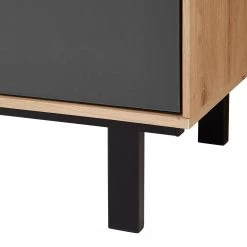 Fashion For Home Buffet haut Leox - Avec éclairage inclus - Graphite / Imitation chêne artisan 9 Fashion For Home Buffet haut Leox - Avec éclairage inclus - Graphite / Imitation chêne artisan -Buffets hauts Soldes 1000364262 220719 050 DETAILS P000000001000364262