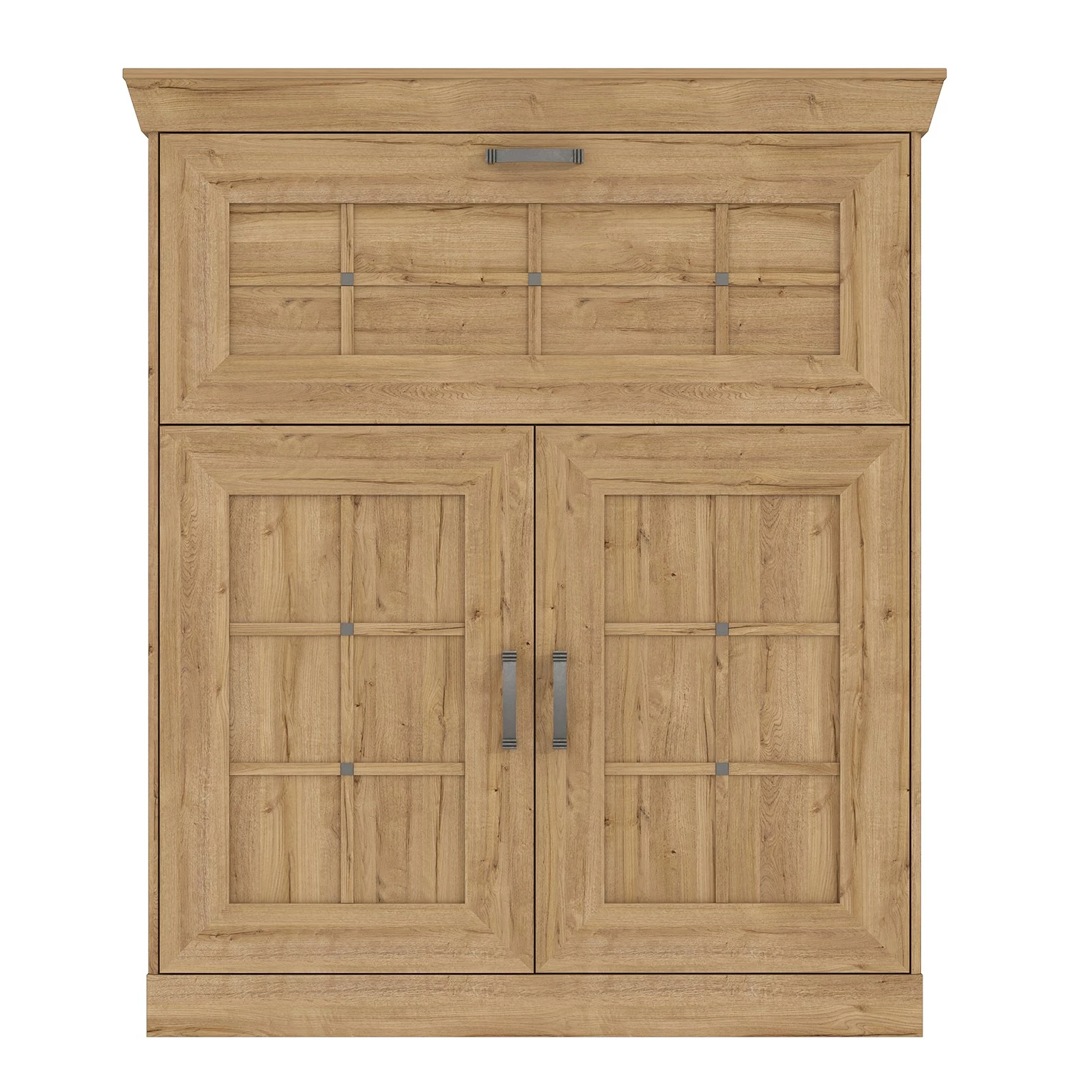 Ridgevalley Buffet haut Boolamore - Imitation chêne 2 Ridgevalley Buffet haut Boolamore - Imitation chêne – Image 2