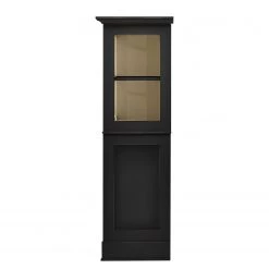 Maison Belfort Buffet haut Azjana - Noir / Pin crème -Buffets hauts Soldes highboard azjana pinie teilmassiv 3394401