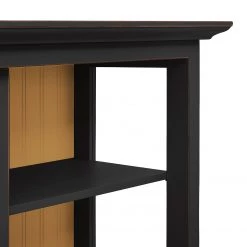 Maison Belfort Buffet haut Azjana - Noir / Pin couleur miel -Buffets hauts Soldes highboard azjana pinie teilmassiv 3394461