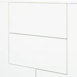 Mørteens Buffet haut Lindholm I - Partiellement en chêne massif - Blanc -Buffets hauts Soldes highboard lindholm weiss matt eiche massiv 333575