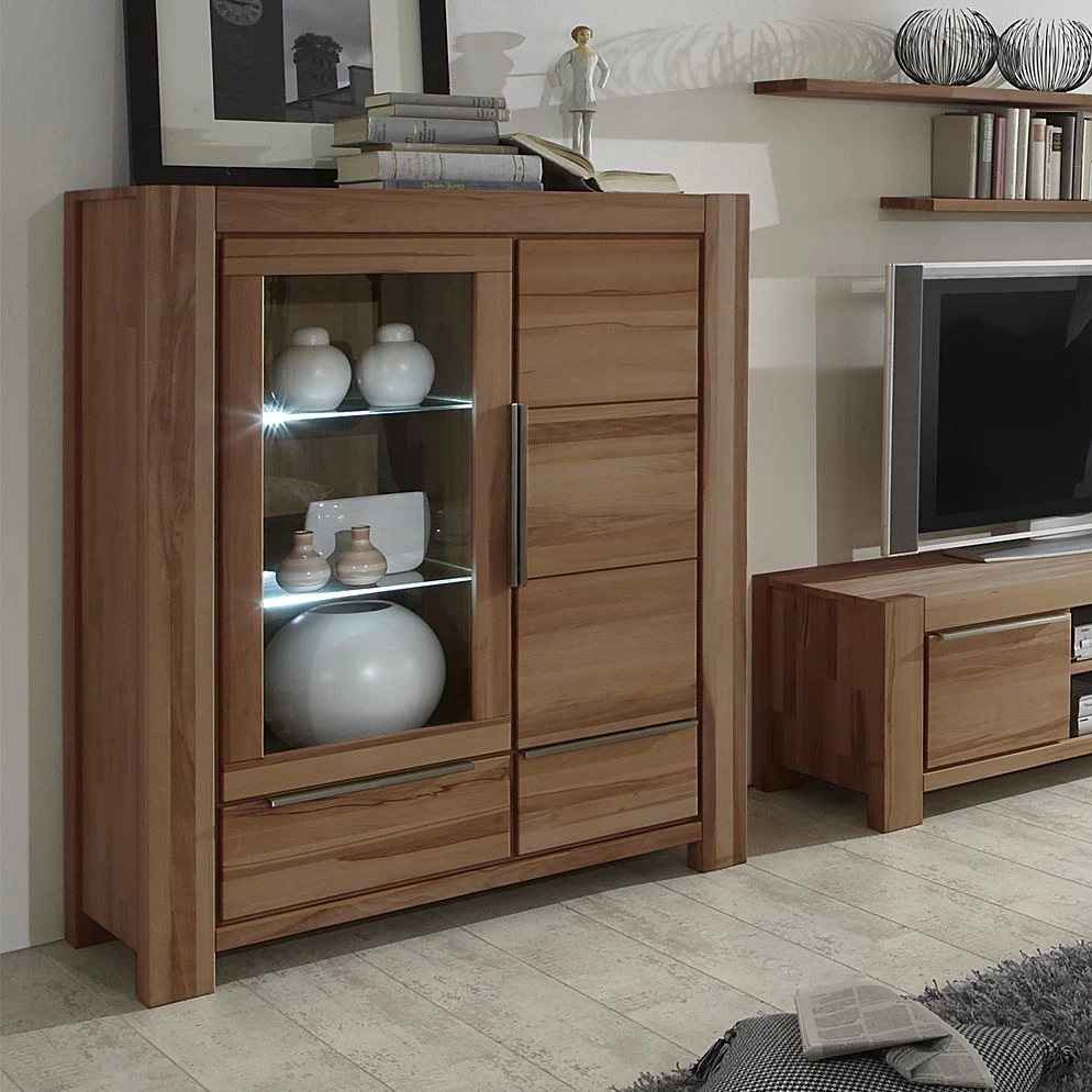 Ars Natura Buffet haut Pia I - Chêne sauvage massif huilé 2 Ars Natura Buffet haut Pia I - Chêne sauvage massif huilé – Image 2