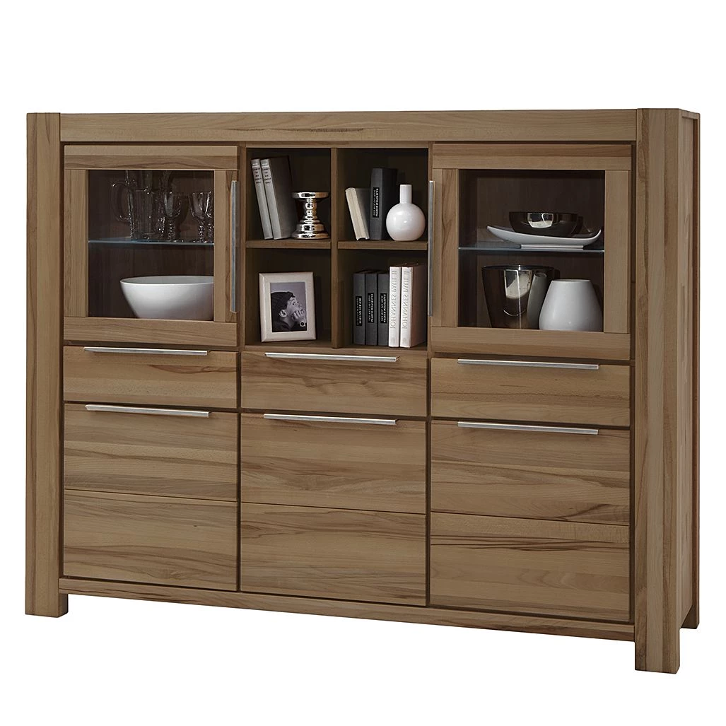 Ars Natura Buffet haut Pia II - Chêne sauvage massif huilé - Sans éclairage 1 Ars Natura Buffet haut Pia II - Chêne sauvage massif huilé - Sans éclairage