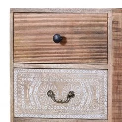 Buffets hauts Soldes -Buffets hauts Soldes kommode curenna iv mango teilmassiv 4419492