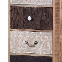 Ars manufacti Commode haute Curenna III - Partiellement en manguier massif - Manguier / Marron 6 Ars manufacti Commode haute Curenna III - Partiellement en manguier massif - Manguier / Marron -Buffets hauts Soldes kommode curenna iv mango teilmassiv 4419496